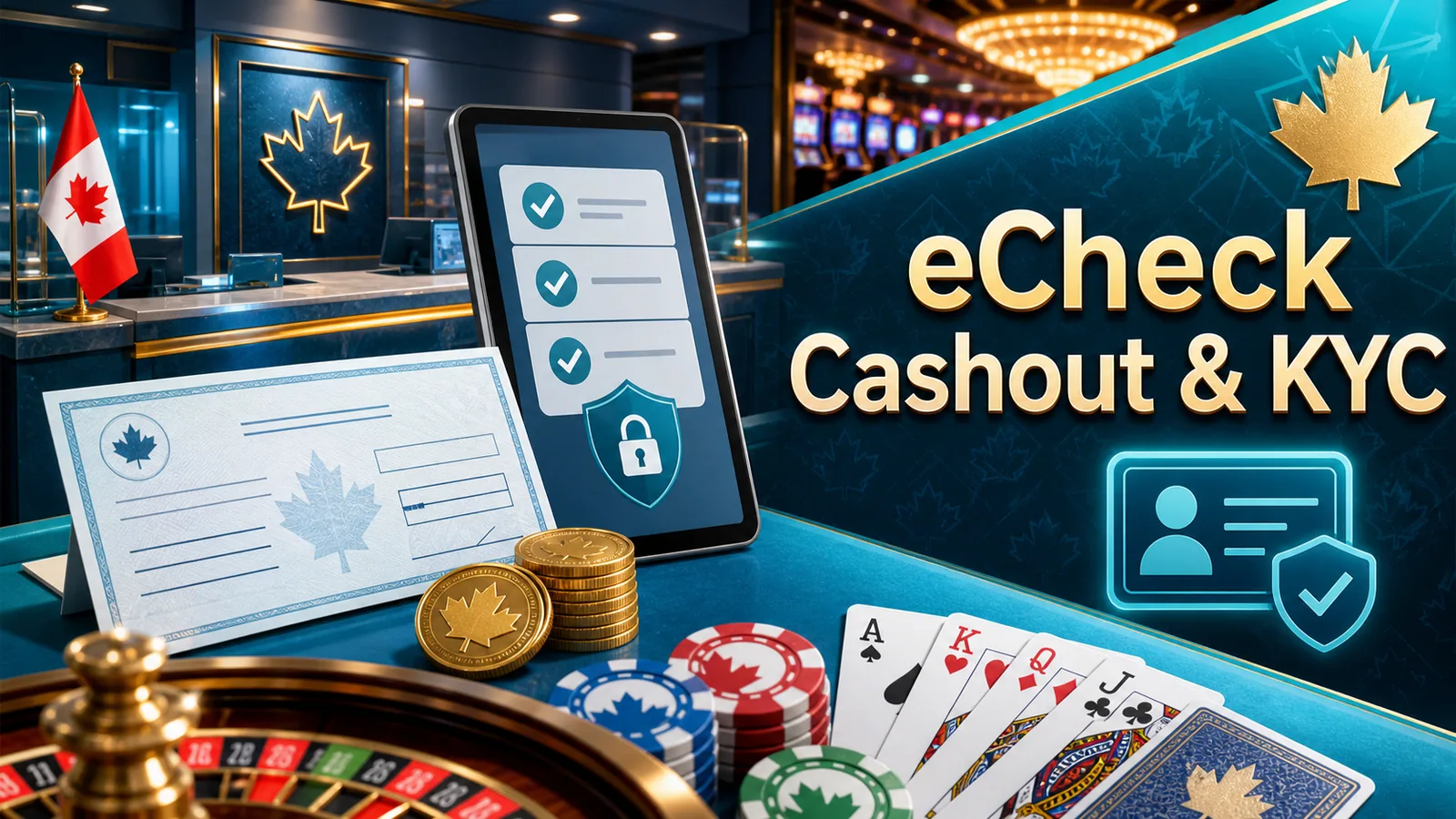 eCheck Casino Cashout and KYC content banner